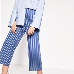 Zara striped pants